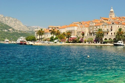 Korcula from the sea