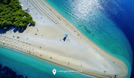Zlatni rat beach, Brac, Croatia